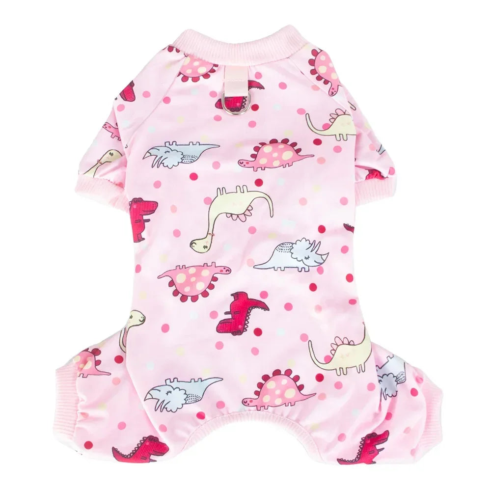 Dog Pajamas for Small Dogs – Soft Stretch Summer Onesie for Puppies, Cute PJ Outfit for Chihuahua, Yorkie & Teacup Dogs.