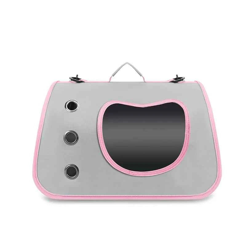 Portable Pet Carrier Bag – Foldable Breathable Shoulder Travel Bag for Small Dogs, Cats & Kittens Outdoor Use.