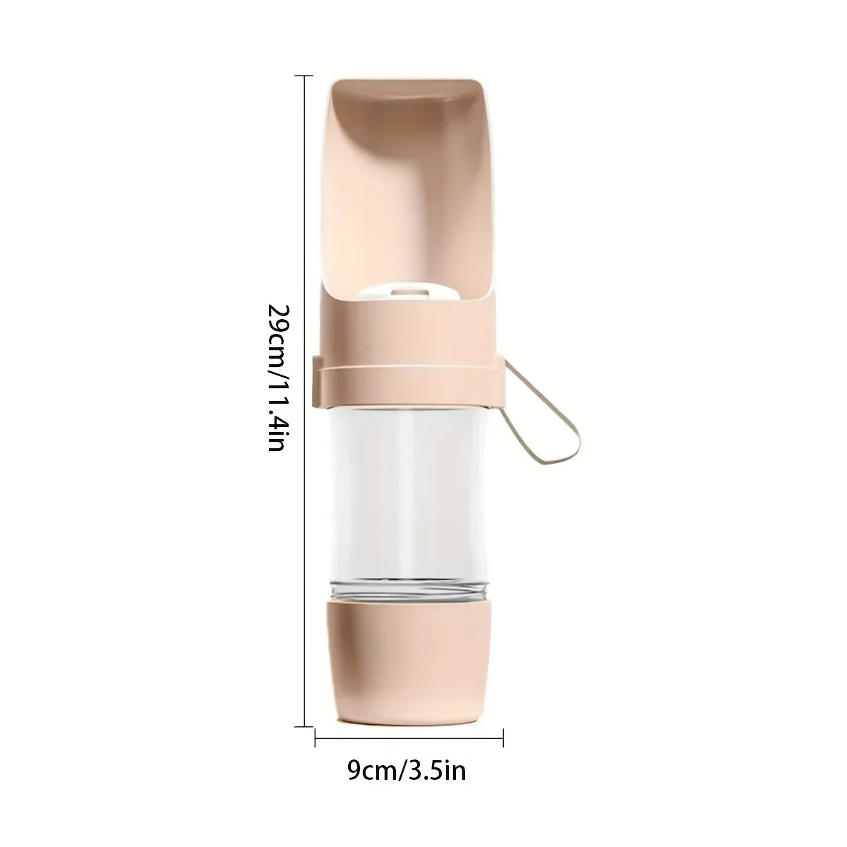 Portable Dog Water Bottle – Durable Pet Hydration Dispenser for Walks, Hiking & Travel, Ergonomic Leakproof Design.