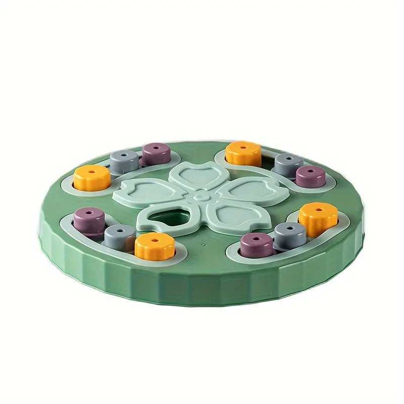 Interactive Pet Puzzle Feeder – Brain-Boosting Snack Dispenser Bowl for Cats & Dogs, Durable Battery-Free Design.