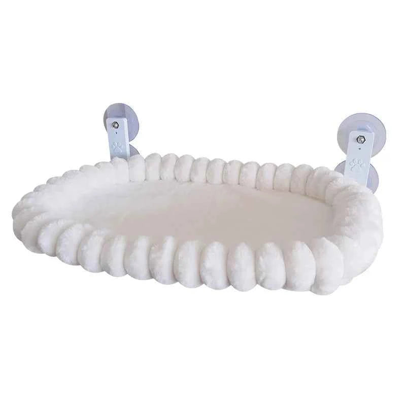 Cat Window Hammock – Strong Suction Cup Mount, Cozy Window Perch for Indoor Cats.