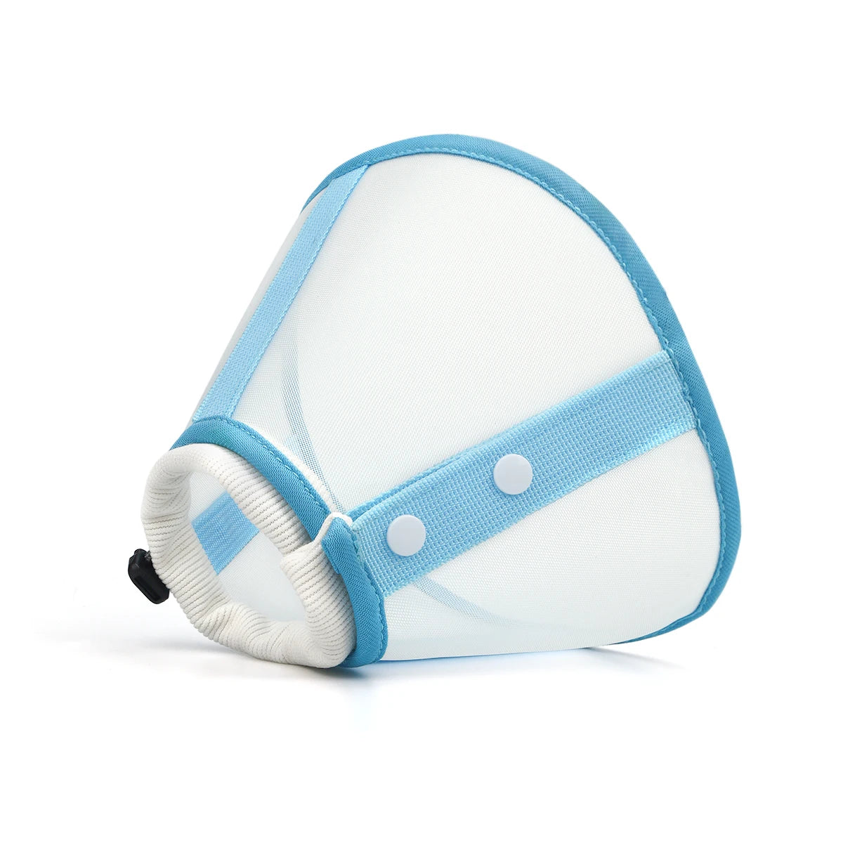 Fashion Contrast Color Pet Elizabethan Collar – Protective Recovery Cone for Cats & Dogs, Ideal for Grooming & Post-Surgery Care.