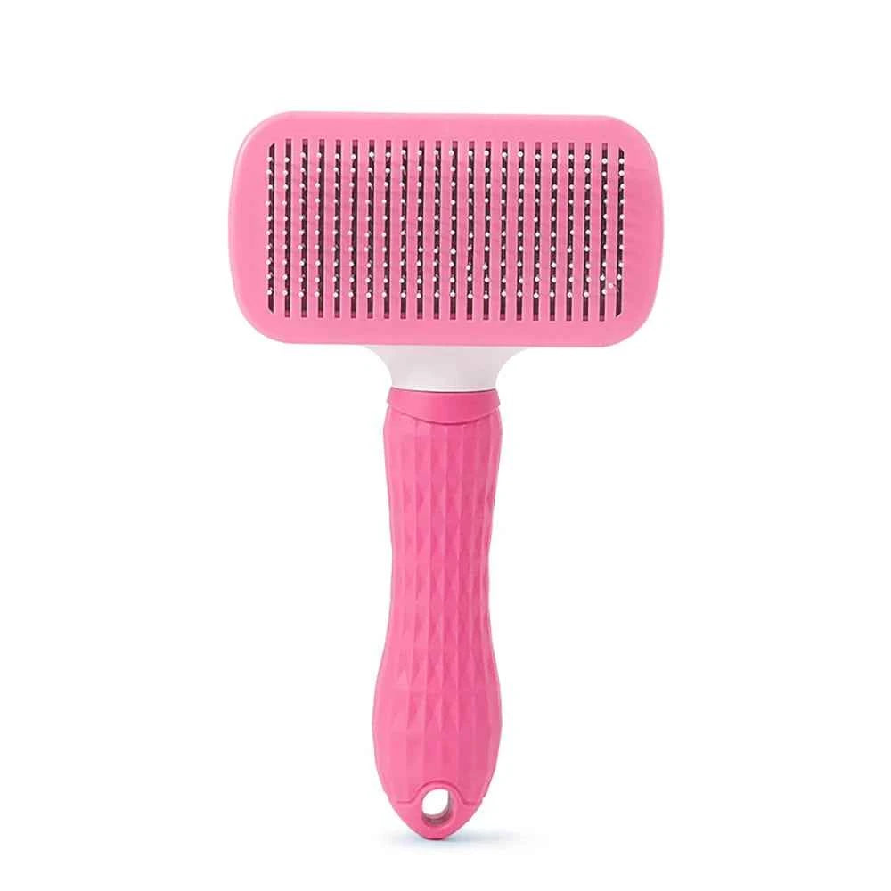Pet Hair Removal Brush – Grooming Comb for Dogs & Cats, Effective Fur Deshedding Tool for Puppies, Kittens & Pet Care Supplies.