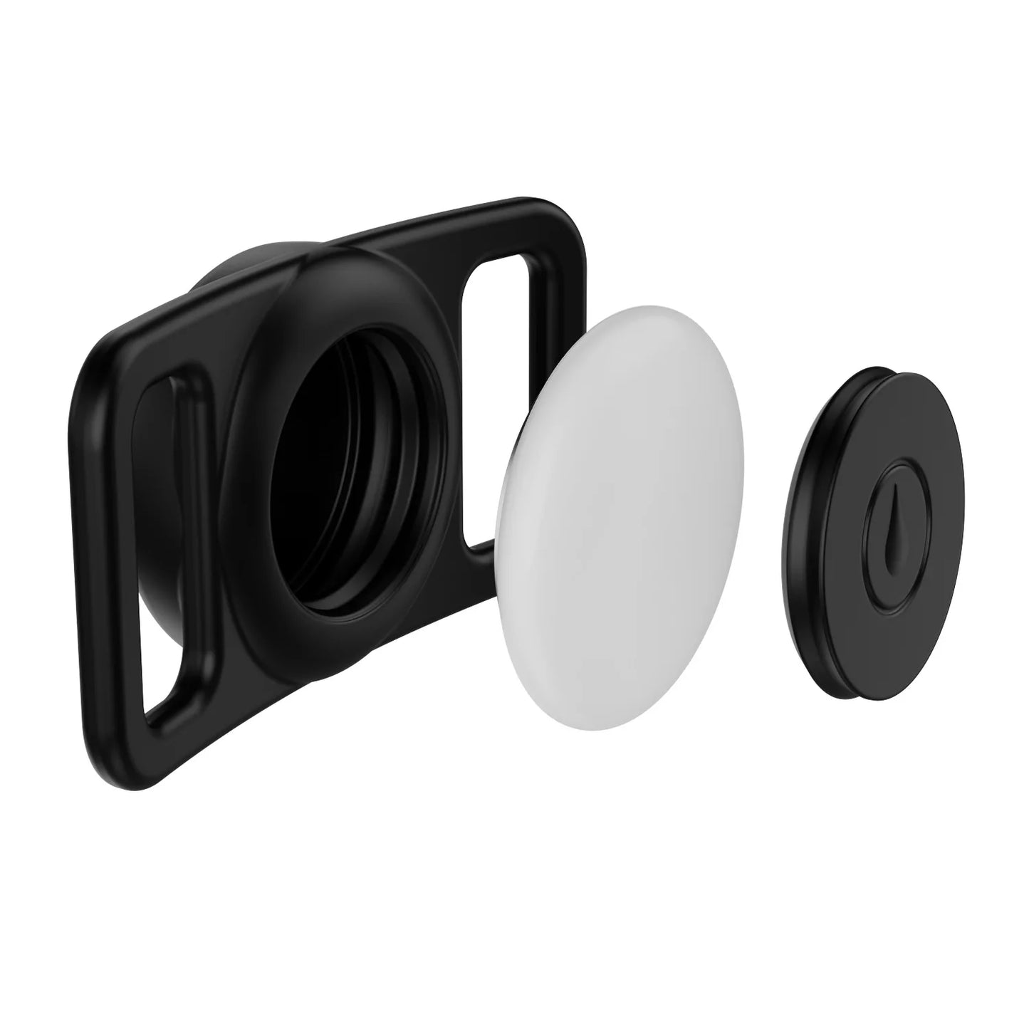 AirTag Pet Collar Holder – Silicone Anti-Lost Protective Case for Dog & Cat Collars, Secure Tracker Mount for Pets.