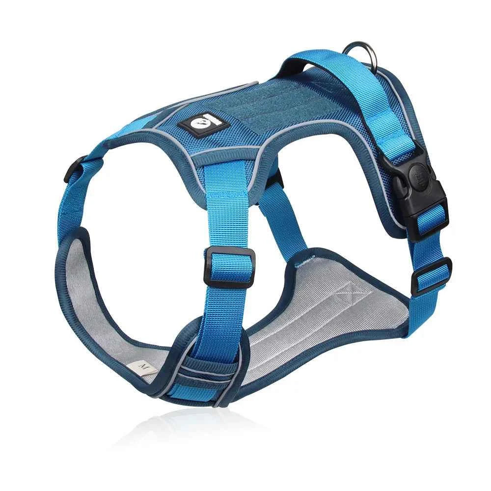 Reflective Tactical Dog Harness – 1680D Waterproof Oxford Vest for Medium & Large Dogs, Durable Outdoor Training & Walking Gear.