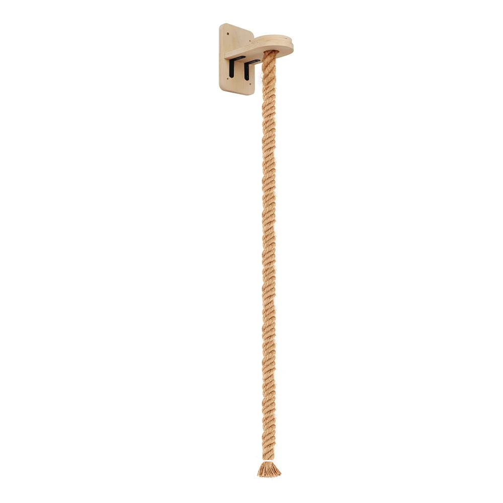 Wall-Mounted Cat Climbing Shelf & Rope Tree – Sisal Scratching Post, Lounging Platform & Interactive Play Gym for Indoor Cats.
