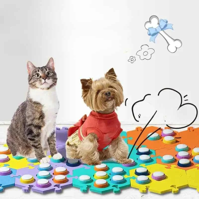 Dog & Cat Communication Buttons – Voice Recorder Training Clickers for Talking Pets and Interactive Learning.