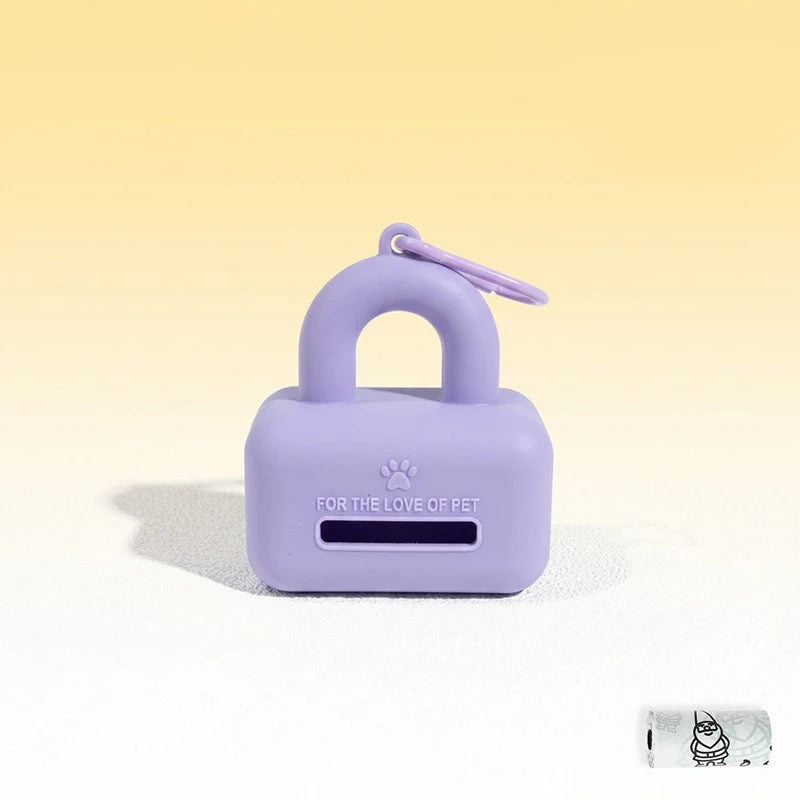 Portable Pet Waste Bag Holder – Silicone Dog Poop Bag Dispenser for Outdoor Walking & Easy Waste Collection Cleaning Supplies.