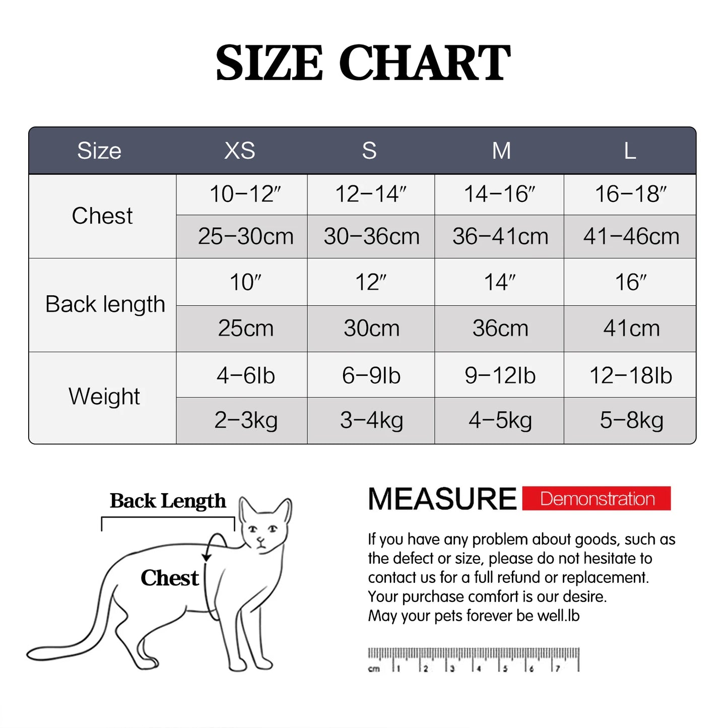 Pet Surgery Recovery Suit – Soft Cotton Postoperative Clothes for Cats, Warm Anti-Licking Recovery Wear for Post-Surgery Care.