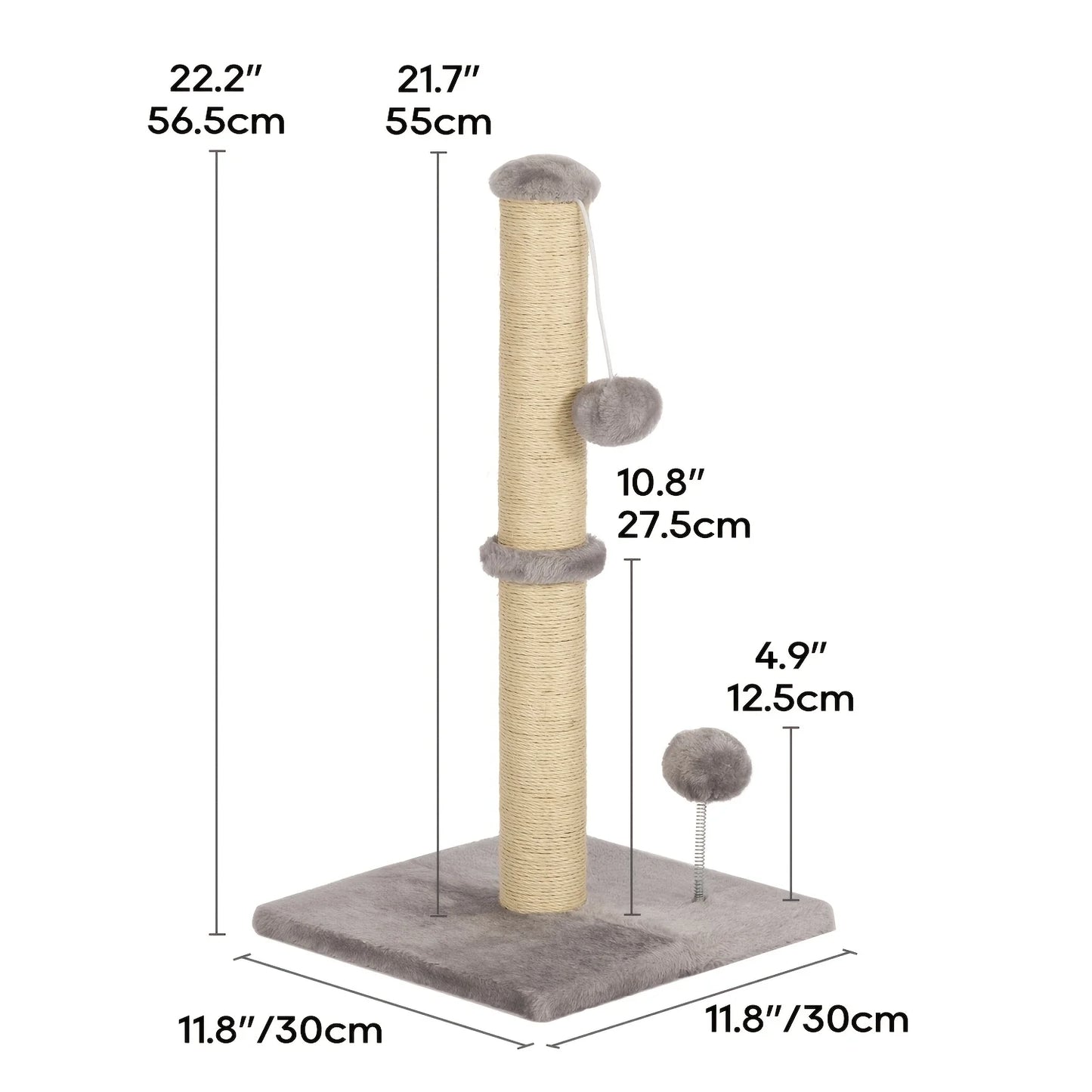 54''/70'' Cat Tree Tower – Multi-Level Cat Activity Center with Scratching Posts, Perches & Cozy House, Perfect Gift for Indoor Cats.