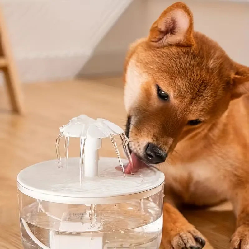 Automatic Pet Water Fountain – Large Capacity USB-Powered Water Dispenser for Cats & Dogs, Silent Operation, Safe Food-Grade PP Design.