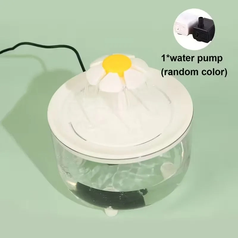 Automatic Pet Water Fountain – Large Capacity USB-Powered Water Dispenser for Cats & Dogs, Silent Operation, Safe Food-Grade PP Design.