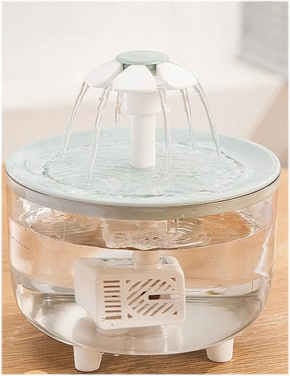 Automatic Pet Water Fountain – Large Capacity USB-Powered Water Dispenser for Cats & Dogs, Silent Operation, Safe Food-Grade PP Design.