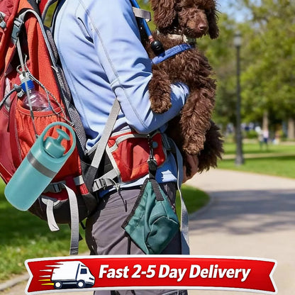 Portable Dog Pooper Scooper – No-Touch Claw Pickup Tool with Waste Bag Holder, Easy One-Hand Outdoor Pet Cleanup Accessory.
