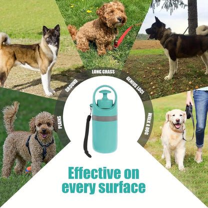 Portable Dog Pooper Scooper – No-Touch Claw Pickup Tool with Waste Bag Holder, Easy One-Hand Outdoor Pet Cleanup Accessory.