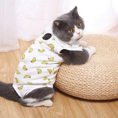 Pet Recovery Suit Vest – Protective Clothing for Dogs & Cats, E-Collar Alternative for Abdominal Wounds & Skin Condition Care.
