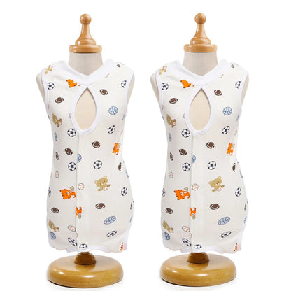 Pet Recovery Suit Vest – Protective Clothing for Dogs & Cats, E-Collar Alternative for Abdominal Wounds & Skin Condition Care.