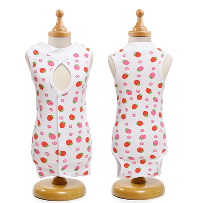Pet Recovery Suit Vest – Protective Clothing for Dogs & Cats, E-Collar Alternative for Abdominal Wounds & Skin Condition Care.