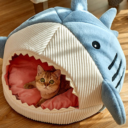 Enclosed Warm Cat Bed – Cozy Portable Pet Tent with Soft Cushion, Pillow Mat & Cave Nest Design for Cats, Kittens & Small Puppies.