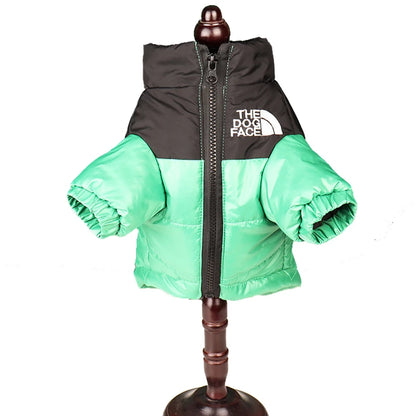 Winter Windproof Dog Jacket – Warm Reflective Pet Coat for Small to Medium Dogs.