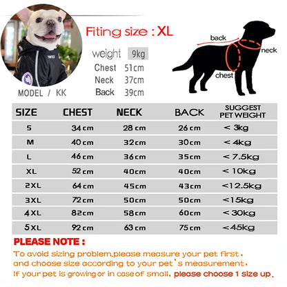 Waterproof Reflective Dog Raincoat – Hooded Outdoor Jacket for Small, Medium & Large Dogs, Lightweight Pet Rainwear.