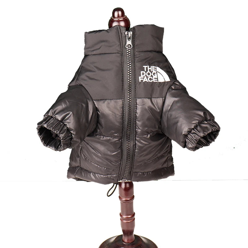 Winter Windproof Dog Jacket – Warm Reflective Pet Coat for Small to Medium Dogs.