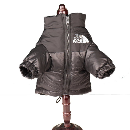 Winter Windproof Dog Jacket – Warm Reflective Pet Coat for Small to Medium Dogs.