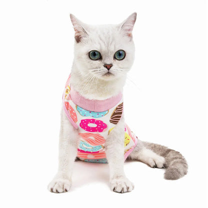 Pet Recovery Suit Vest – Protective Clothing for Dogs & Cats, E-Collar Alternative for Abdominal Wounds & Skin Condition Care.