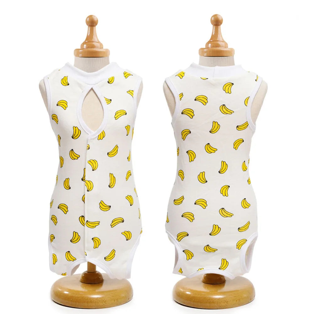 Pet Recovery Suit Vest – Protective Clothing for Dogs & Cats, E-Collar Alternative for Abdominal Wounds & Skin Condition Care.