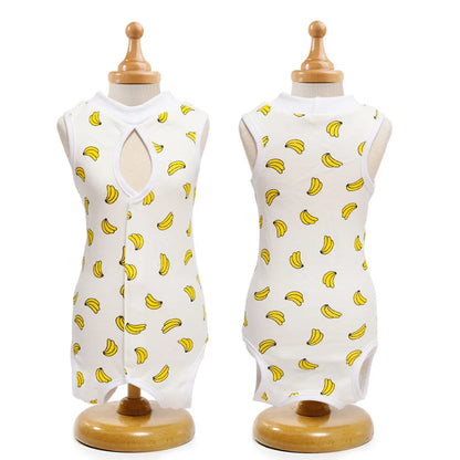 Pet Recovery Suit Vest – Protective Clothing for Dogs & Cats, E-Collar Alternative for Abdominal Wounds & Skin Condition Care.