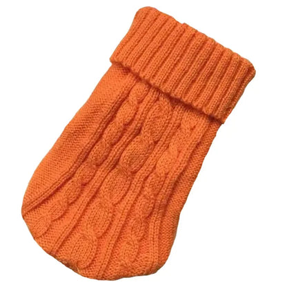Knitted Dog Sweater – Warm Winter Pet Clothes for Chihuahuas, Yorkies, Puppies & Small to Medium Dogs.