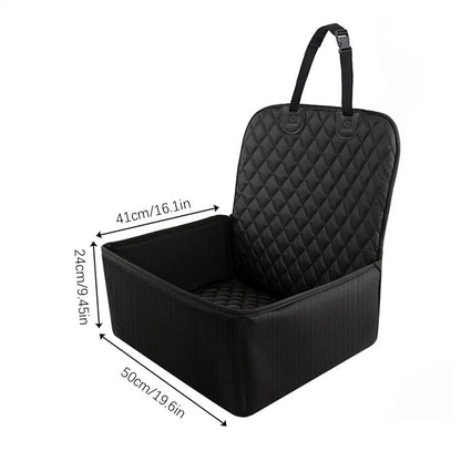 Waterproof Dog Car Seat Cover for Trucks – Large Pet Booster Cushion & Backseat Protector with Barrier Design for Cars and Trucks.