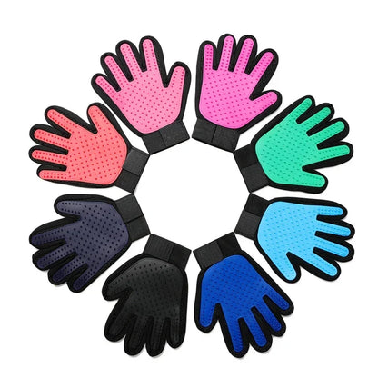 1/10PCS Pet Silicone Grooming Gloves – Effective Hair Removal & Deshedding Comb for Cats & Dogs, Ideal for Bathing & Daily Cleaning.