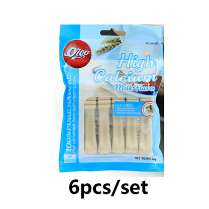 Beef-Flavored Dog Dental Chew Sticks, Durable Bite-Resistant Chew Toys for Teeth Cleaning & Training.