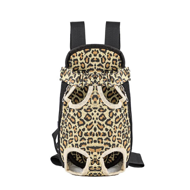 Camouflage Pet Carrier Backpack – Breathable Mesh Travel Bag with Shoulder Strap & Handle for Small Dogs & Cats Outdoor Adventures.