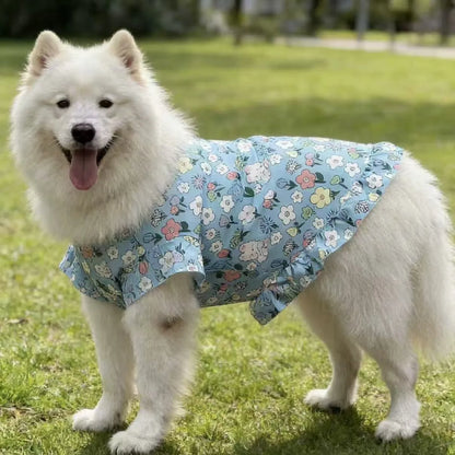Spring & Summer Dog Vest – Lightweight Anti-Shedding Shirt for Medium & Large Dogs, Golden Retrievers, Samoyeds, Border Collies & Labradors.