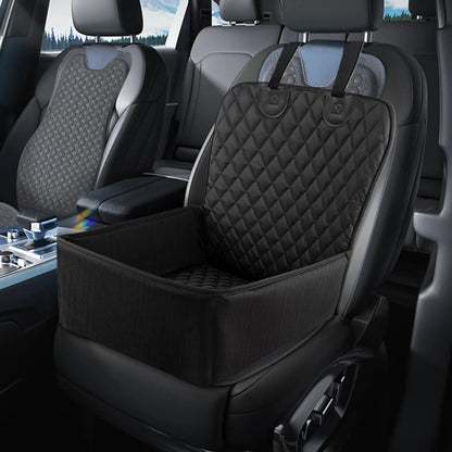 Waterproof Dog Car Seat Cover for Trucks – Large Pet Booster Cushion & Backseat Protector with Barrier Design for Cars and Trucks.