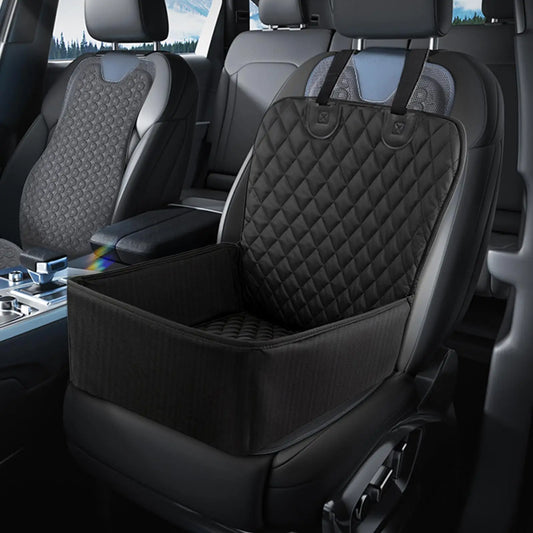Waterproof Dog Car Seat Cover for Trucks – Large Pet Booster Cushion & Backseat Protector with Barrier Design for Cars and Trucks.