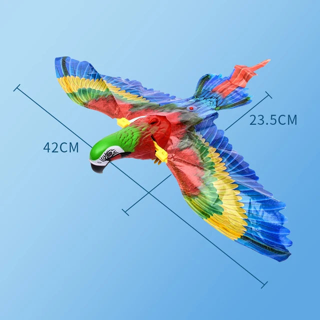 Simulation Bird Cat Toy – Interactive Hanging Door Teaser with Automatic Scratch Rope & Eagle Design for Fun Indoor Cat Play.