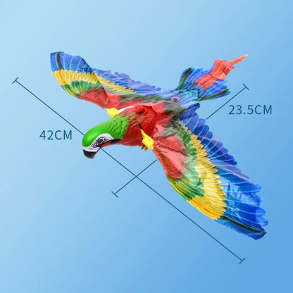 Simulation Bird Cat Toy – Interactive Hanging Door Teaser with Automatic Scratch Rope & Eagle Design for Fun Indoor Cat Play.