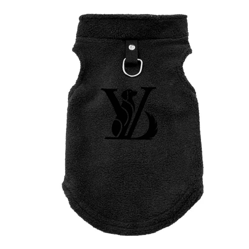Thickened Warm Fleece Dog Coat Jacket for Small & Medium Dogs – Cozy Winter Puppy Clothing for Chihuahuas & Yorkies.