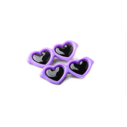 Cartoon Heart Wings Pet Hair Clips – Cute Bow Hairpins for Dogs & Cats, Adorable Hair Accessories.