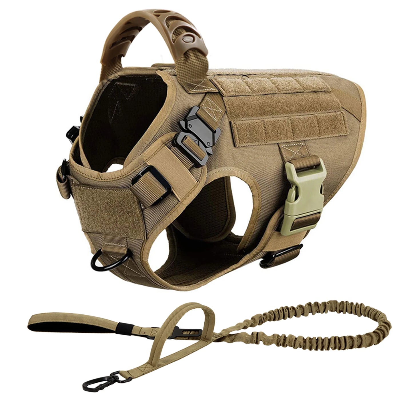 Large Dog Harness & Leash Set – Training Walking Vest with Collar for Medium & Large Dogs.