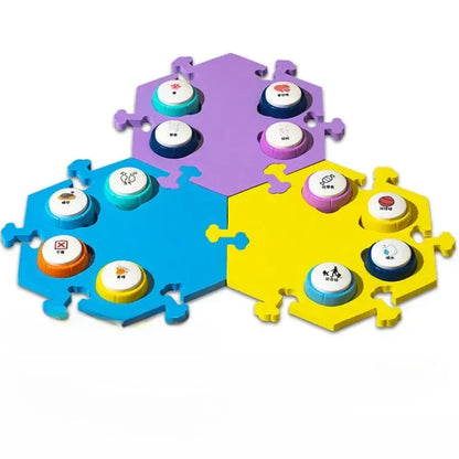 Dog & Cat Communication Buttons – Voice Recorder Training Clickers for Talking Pets and Interactive Learning.