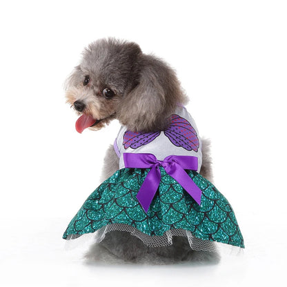 Halloween Pet Costume Dress – Cute Claw Skirt Cosplay Outfit for Dogs, Funny Party & Dress-Up Costume for Pets.