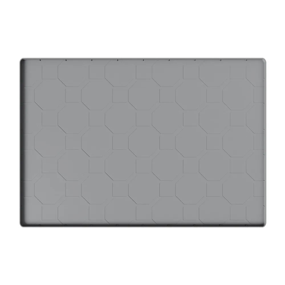 Fashionable Silicone Pet Mat, Wear-Resistant, Scratch-Resistant, Easy-to-Clean Placemat for Cats and Cat Litter Areas.