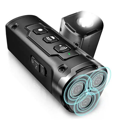 2023 Pet Dog Repeller – Rechargeable Ultrasonic Anti-Barking Training & Deterrent Device with LED Flashlight.