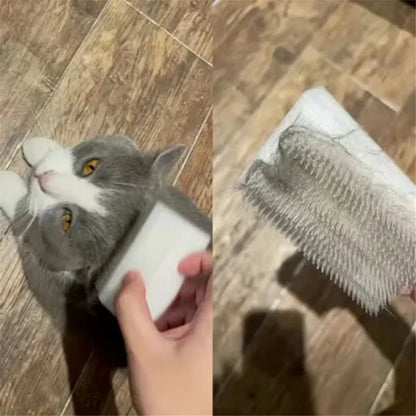 Cat Massage & Grooming Brush – Soft Double-Sided Tongue Sensory Cleaning Brush for Cats & Dogs, Gentle Fur & Tongue Care Tool.
