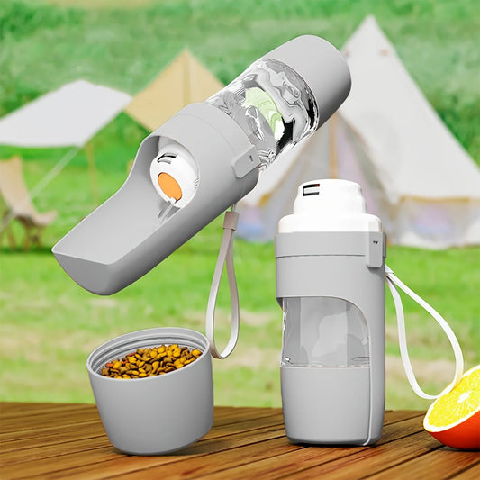 Portable Dog Water Bottle – Durable Pet Hydration Dispenser for Walks, Hiking & Travel, Ergonomic Leakproof Design.