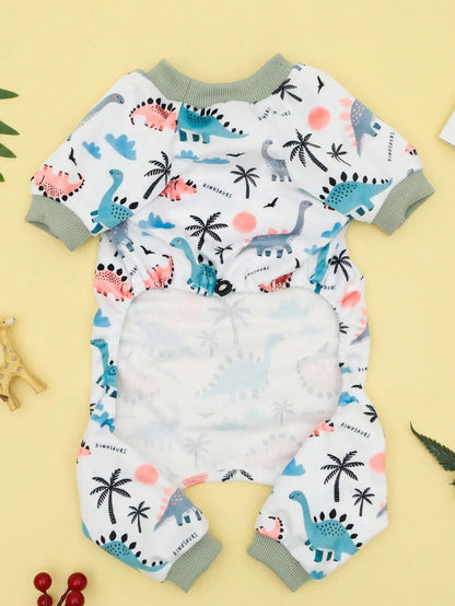 One-Piece Dog Pajamas – Soft & Comfortable Fashion Pet Clothes for Small and Medium Dogs.
